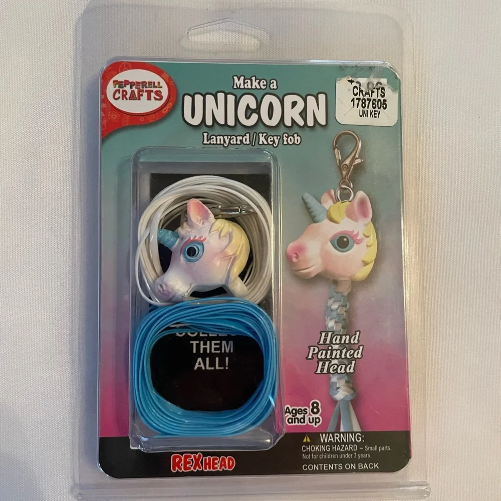 Spinbrush Magical Unicorn Electric Toothbrush + Unicorn Lanyard/Key Fob Kit, NWT